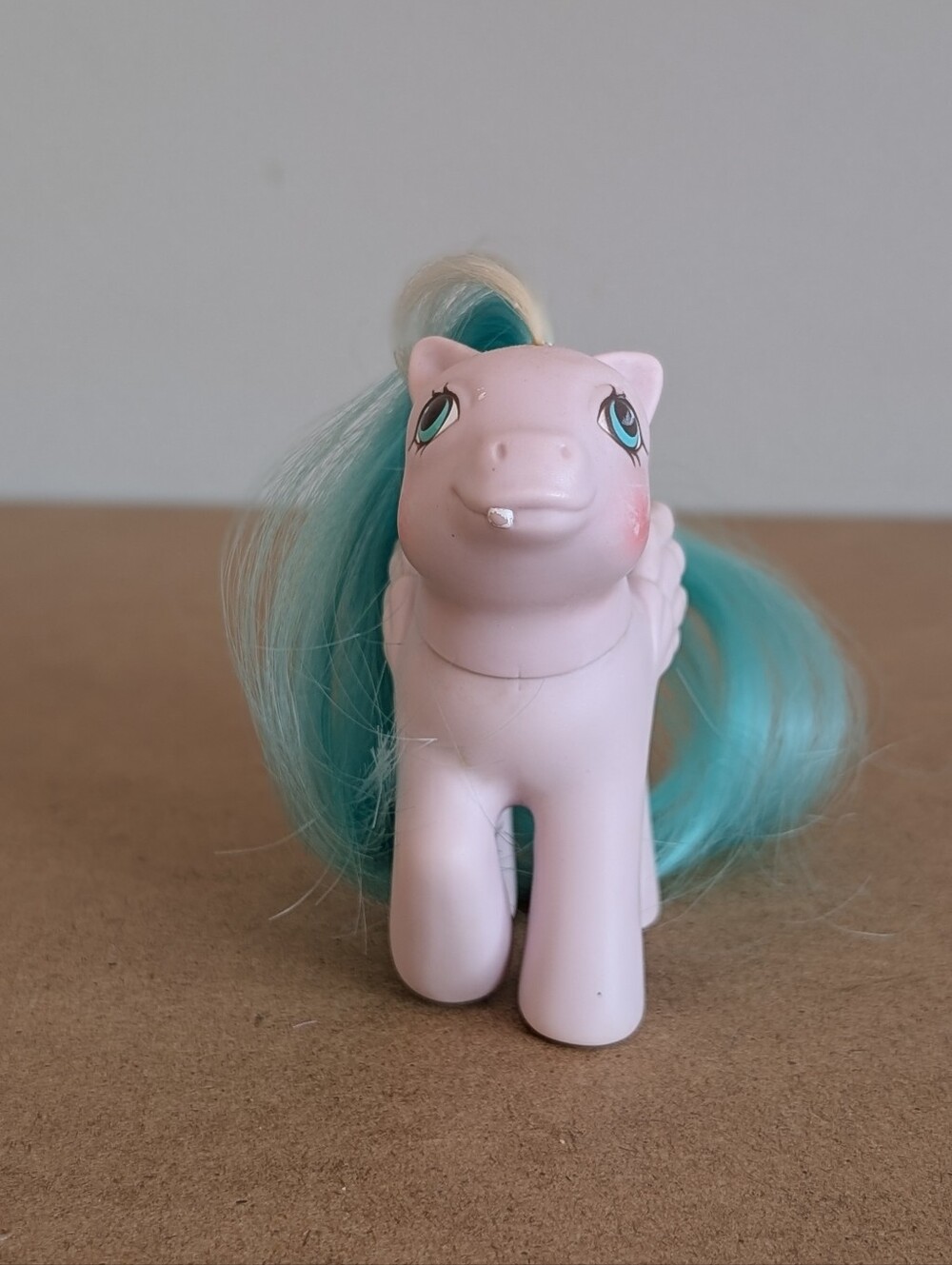 Vintage 1987 G1 MLP Baby Fancy Pants "Dots 'n Hearts" First Tooth Pegasus - Picture 2 of 9
